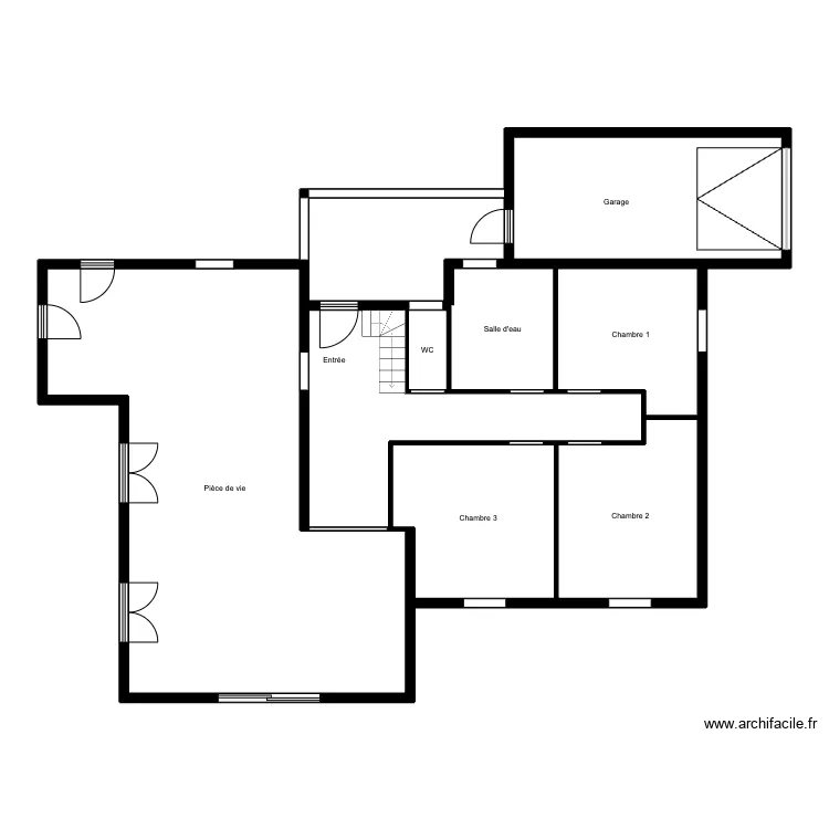 CASTEL - Plan RDC. Plan de 