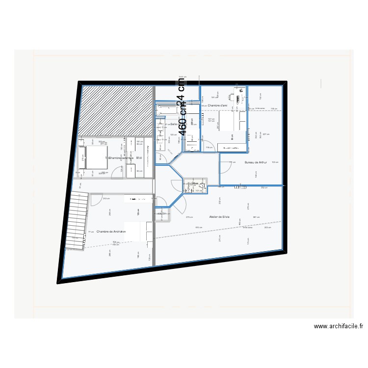 casa etage. Plan de 0 pièce et 0 m2