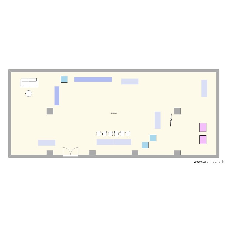 CM 25. Plan de 1 pièce et 192 m2