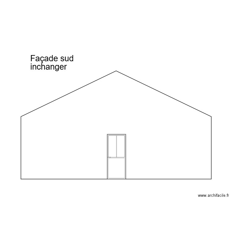 sud. Plan de 0 pièce et 0 m2
