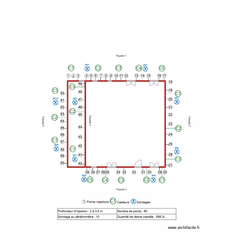 MIGEON. Plan de 2 et 55 m² MIGEON. Plan de 2 et 55 m²