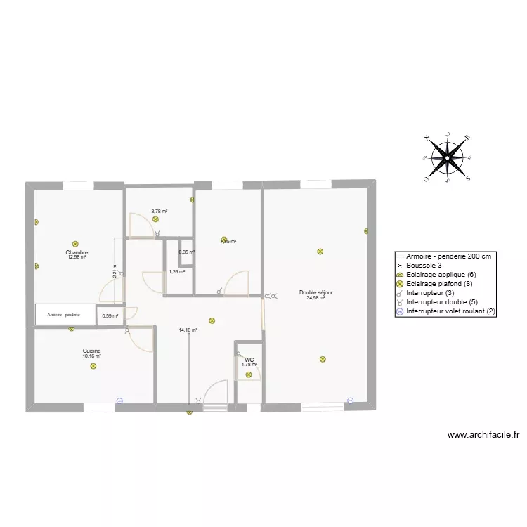 Victor_Hugo. Plan de 10 Pièces et 78 m² Victor_Hugo. Plan de 10 Pièces et 78 m²