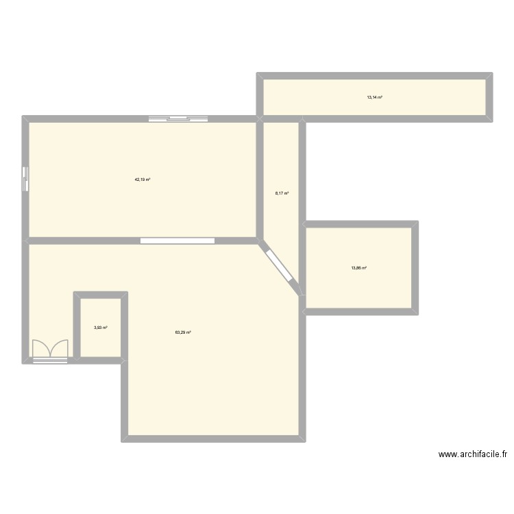 LISON. Plan de 6 pièces et 145 m2