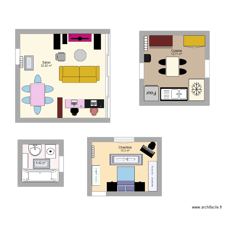 Appartement . Plan de 0 pièce et 0 m2