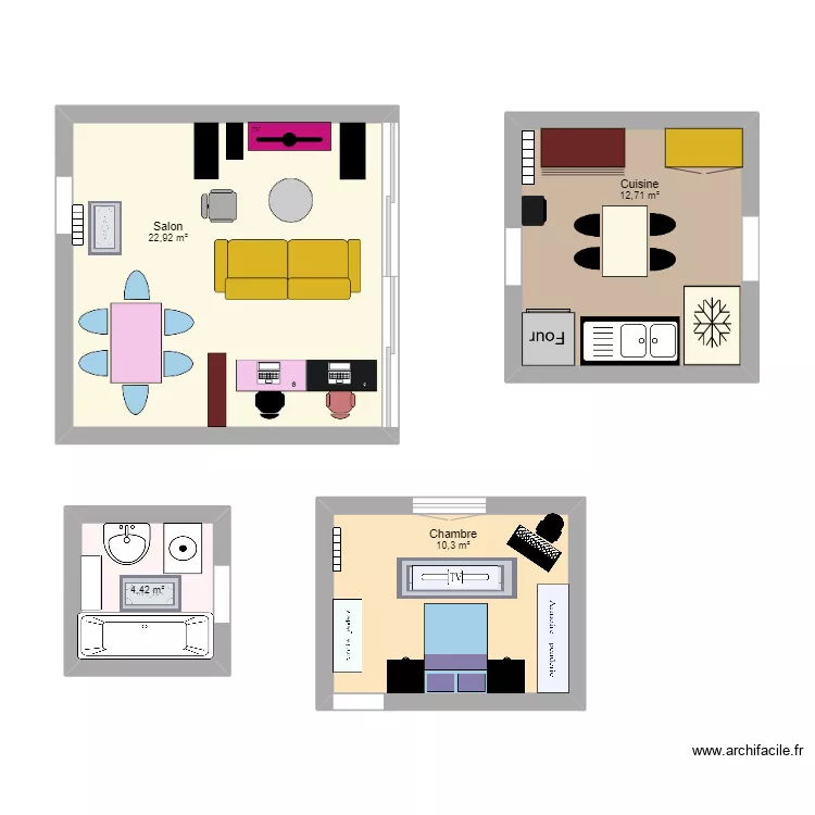 Appartement . Plan de 