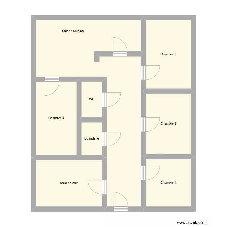 MAHDJOUB (VNR). Plan de 