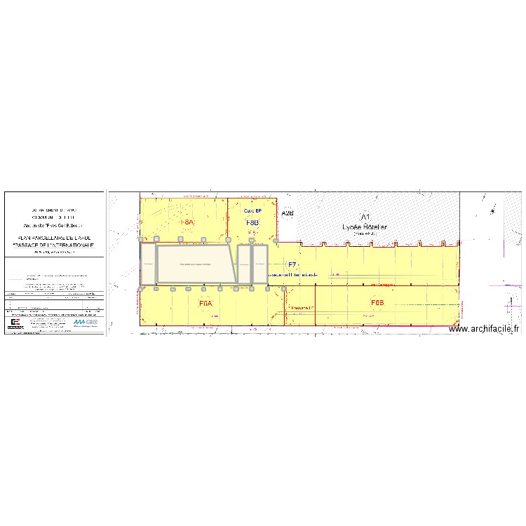 Plan Fives Cail Manifestation - Scénario 5. Plan de 3 pièces et 489 m2