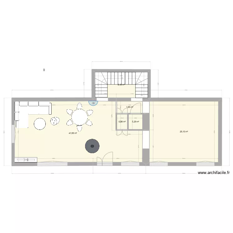 Corbeyre projet RDC. Plan de 