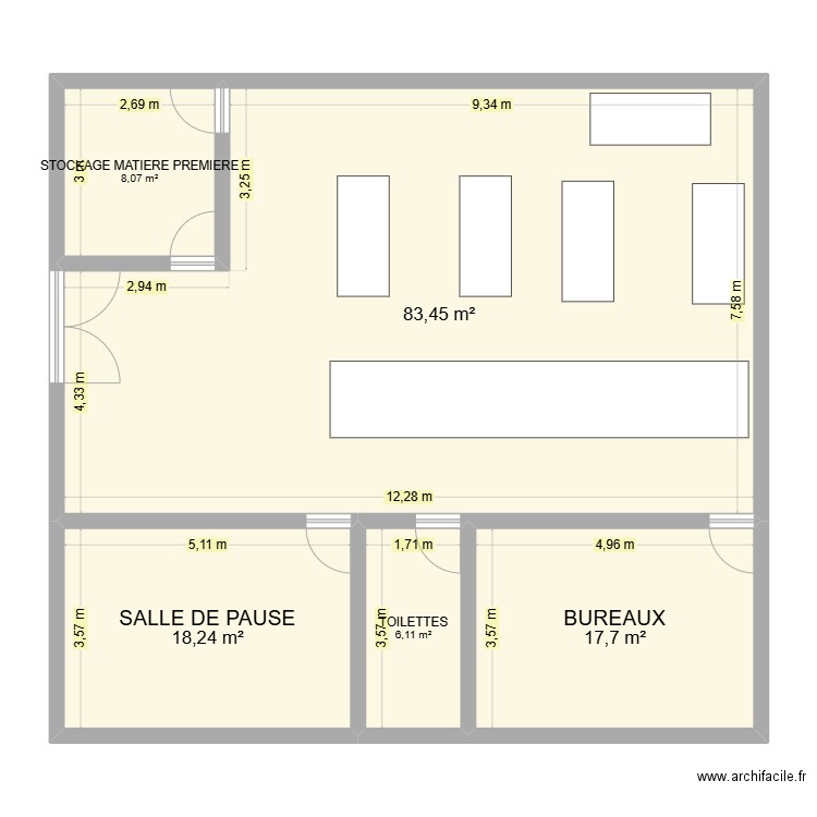 PLAN 2. Plan de 5 pièces et 134 m2