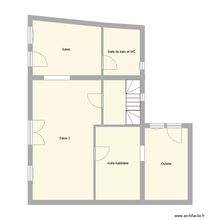 MAILLET RDC. Plan de 6 et 69 m² MAILLET RDC. Plan de 6 et 69 m²