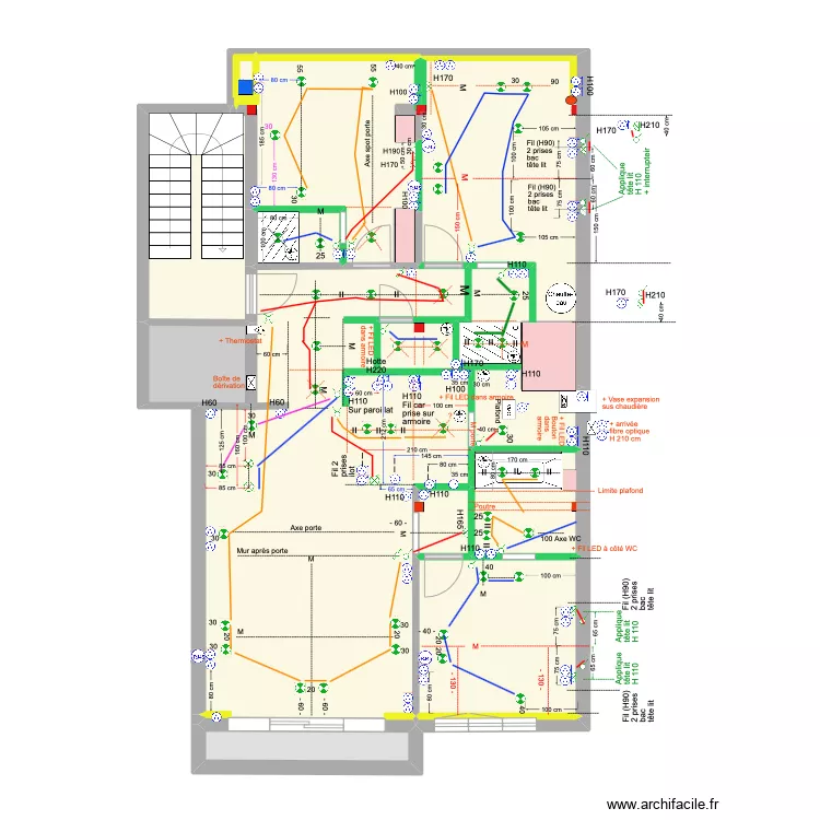 Meerlaan Electricit&eacute;. Plan de 0 pièce et 0 m2
