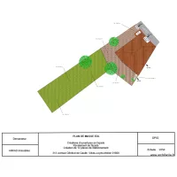 Plan masse projeté maison Villieu