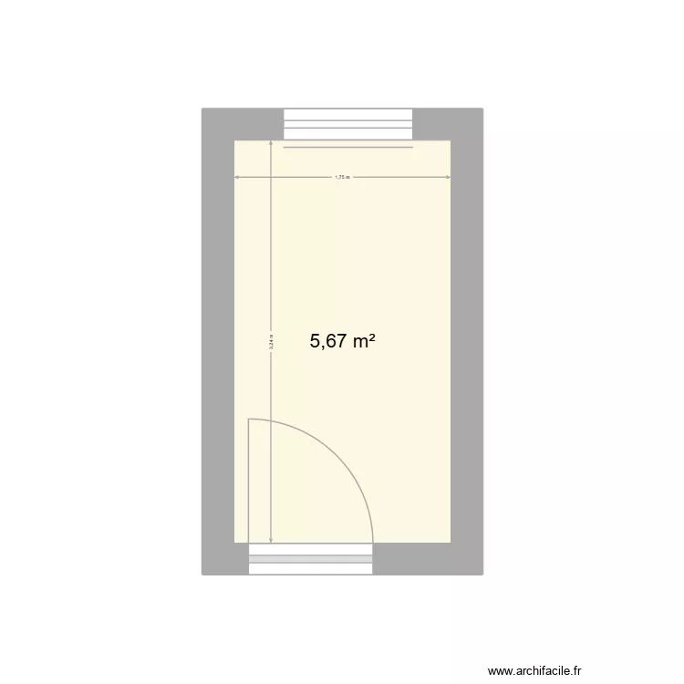 bureau dressing. Plan de 1 et 6 m² bureau dressing. Plan de 1 et 6 m²