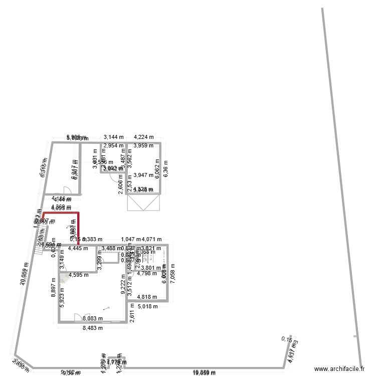 MATAS. Plan de 14 pièces et 209 m2