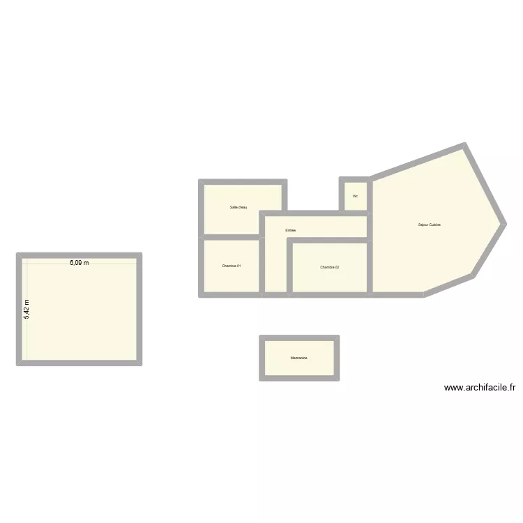 350602739. Plan de 8  et 118 m²