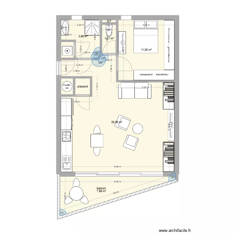 appartement MELOSI. Plan de appartement MELOSI. Plan de