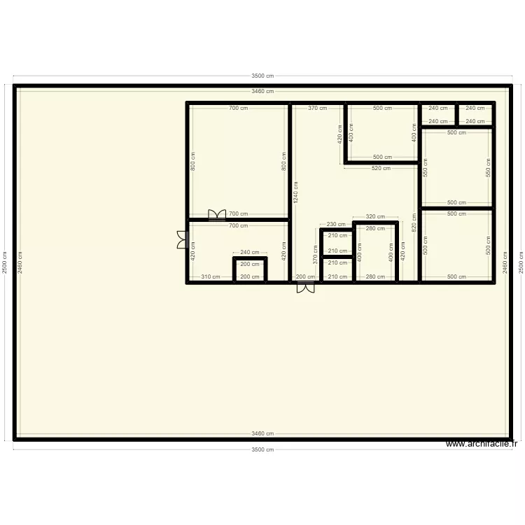 Plan de terrain Client 46 45 46 26. Plan de 