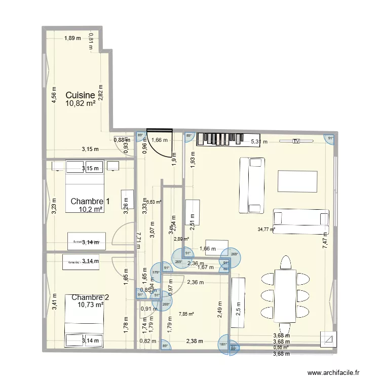 2026 Le florian new meubles 1. Plan de 8  et 84 m²