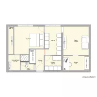 61 m&sup2; - 1 chambre