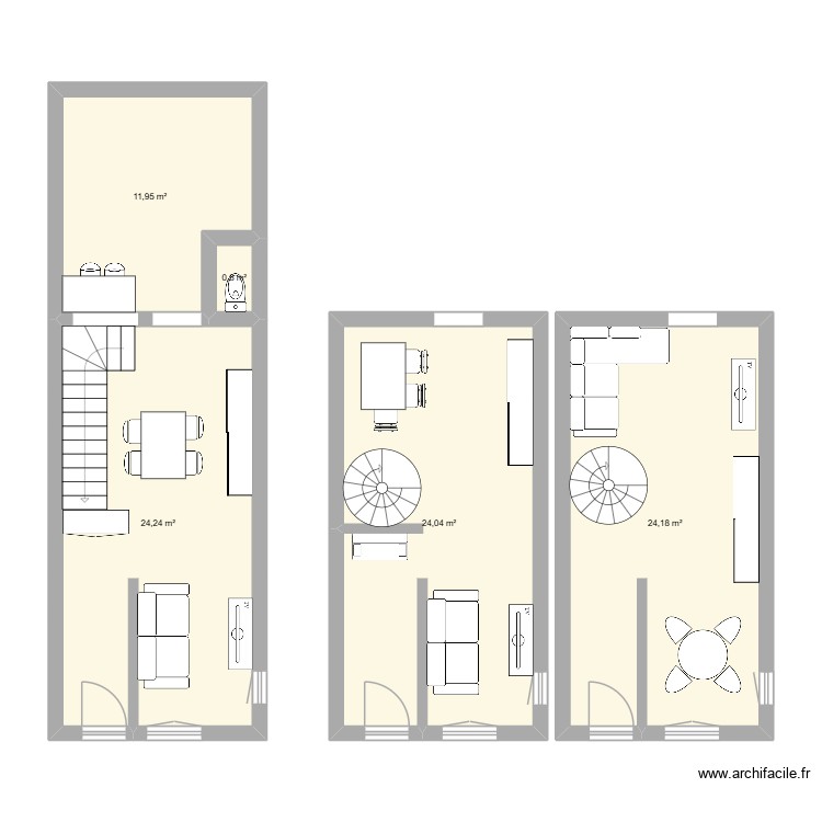maison rez. Plan de 0 pièce et 0 m2