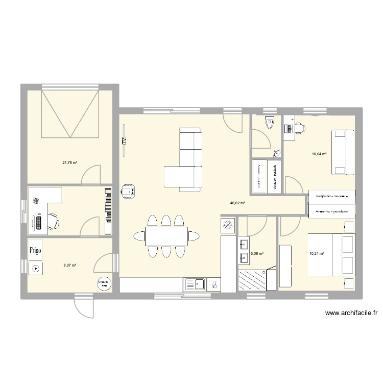 Maison Pio. Plan de 0 pièce et 0 m2