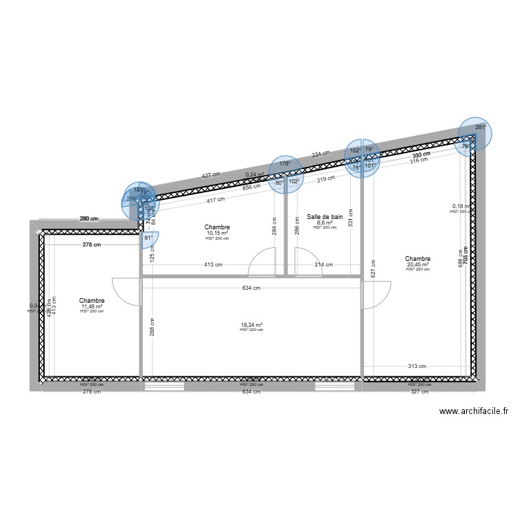 plan idron reno. Plan de 17 pièces et 136 m2