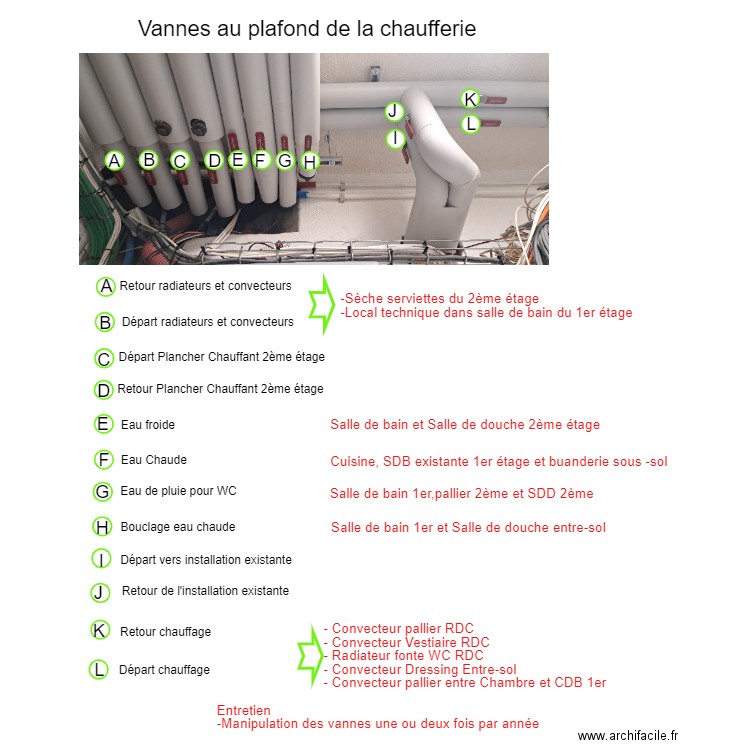 vanne plafond cave. Plan de 0 pièce et 0 m2