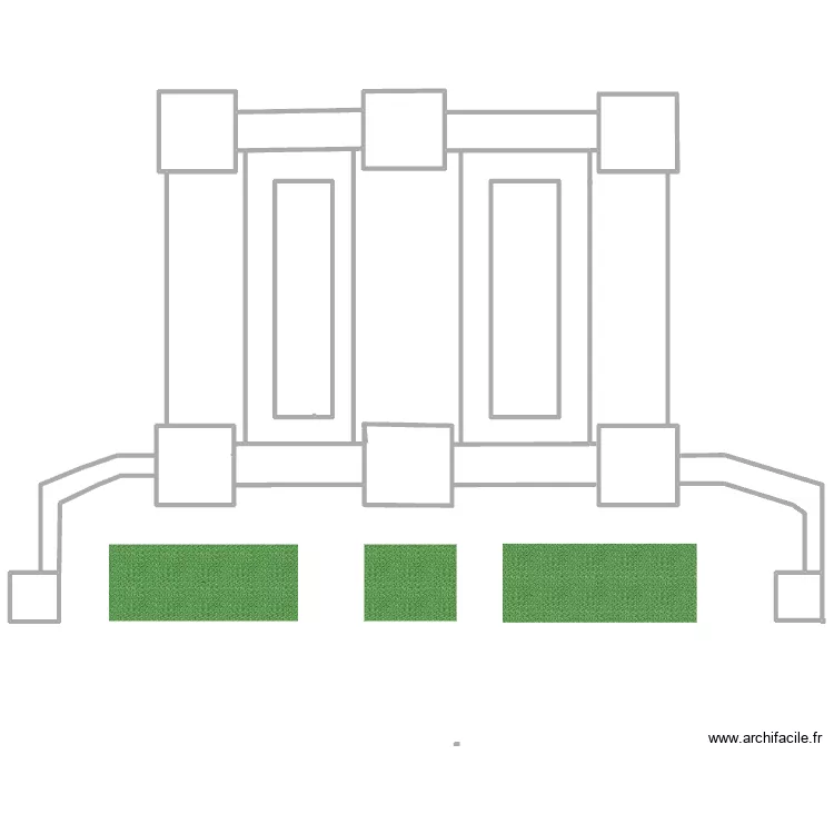 palais royal de belgique. Plan de 