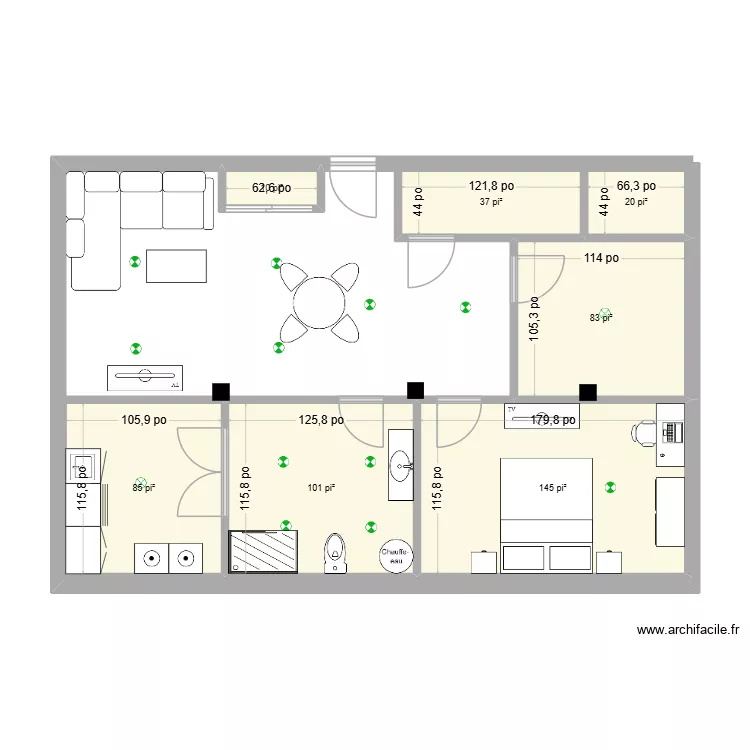 10350 bruch&eacute;si , mtl. Plan de 