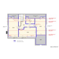 cloisonnement & isolation - maison PAU ETAGE version 27/12