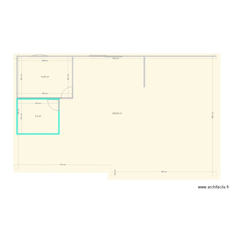 Maison Blou. Plan de 0 pièce et 0 m2