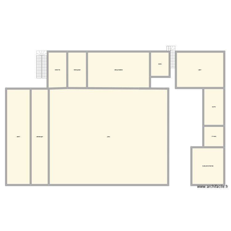plan kaya. Plan de 11 pièces et 626 m2