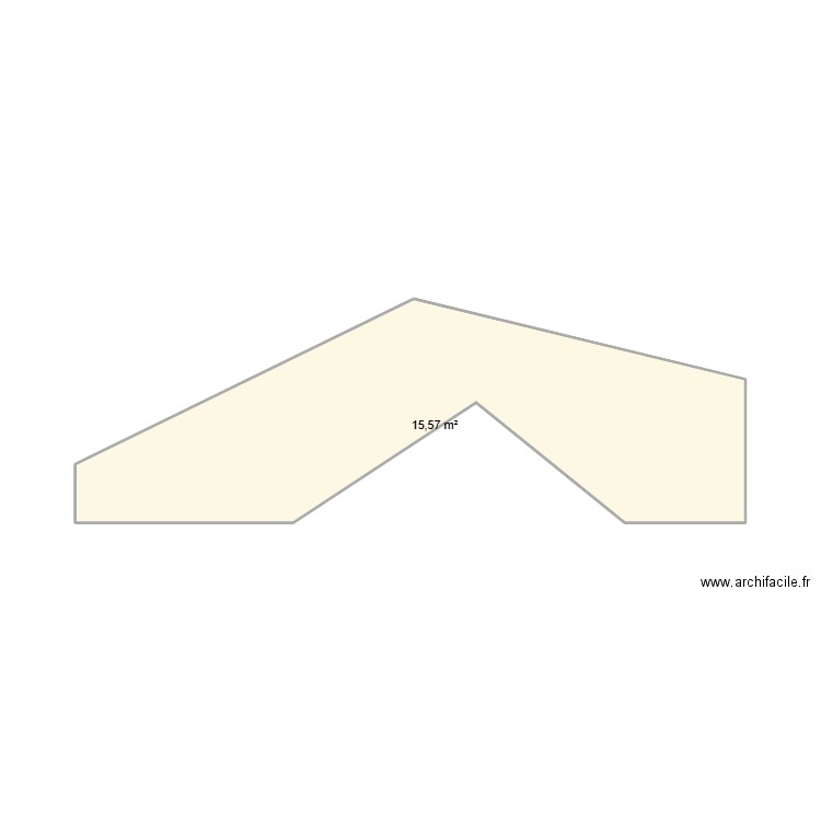 16 ALLERAY. Plan de 1 pièce et 16 m2
