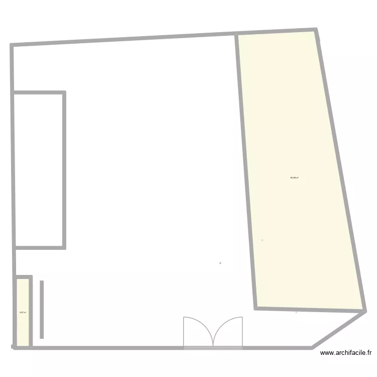 ALBAR. Plan de 2  et 188 m²