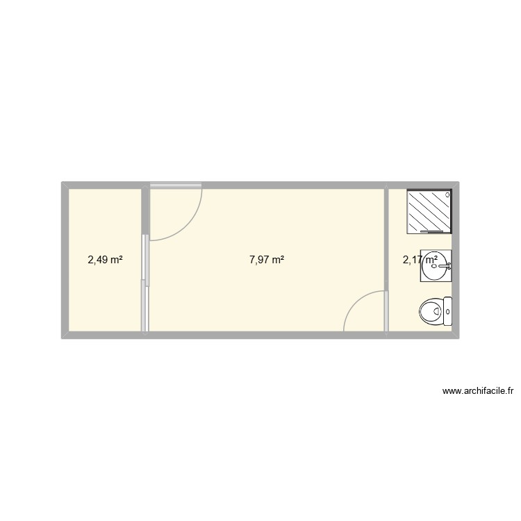 plan 2d. Plan de 0 pièce et 0 m2