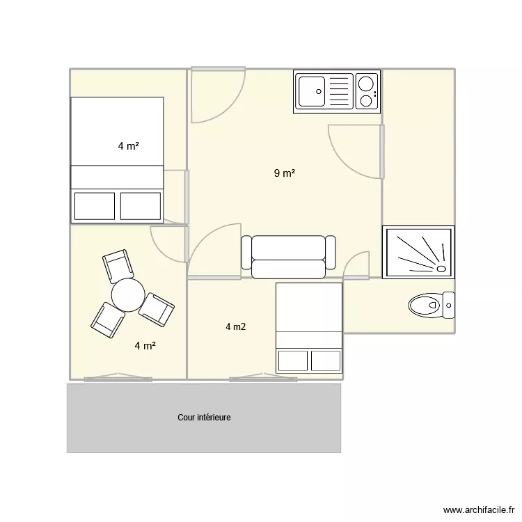 B008. Plan de 6 et 25 m² B008. Plan de 6 et 25 m²