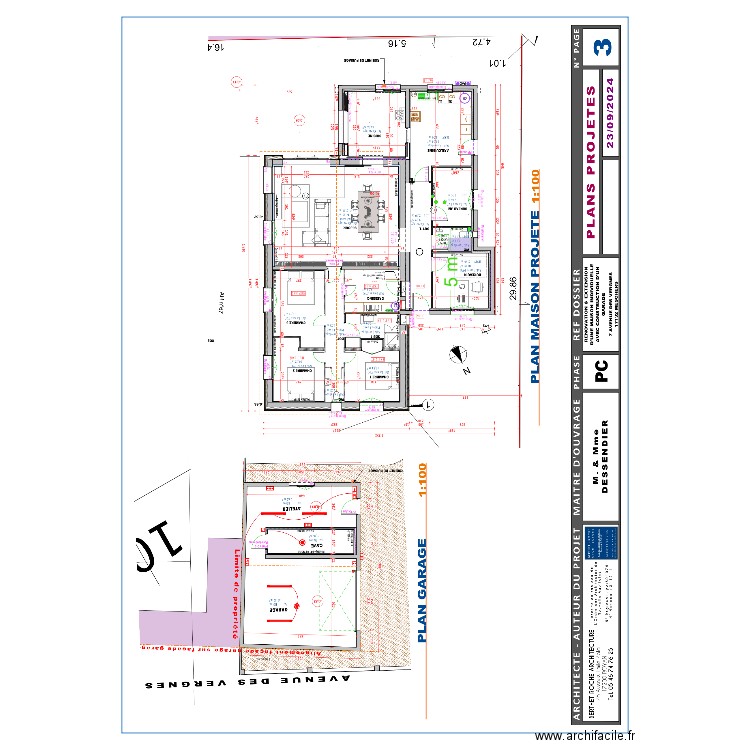 Plan réservation toiture. Plan de 0 pièce et 0 m2