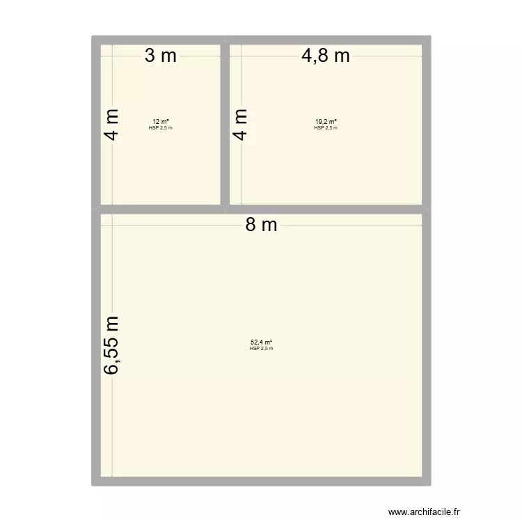 Notre futur maison. Plan de 