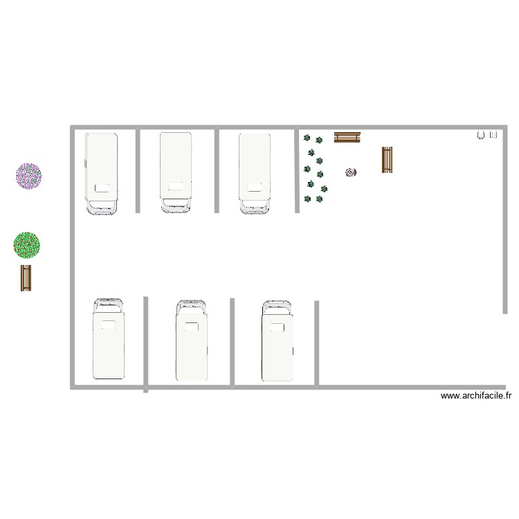 Parking Camping car. Plan de 0 pièce et 0 m2