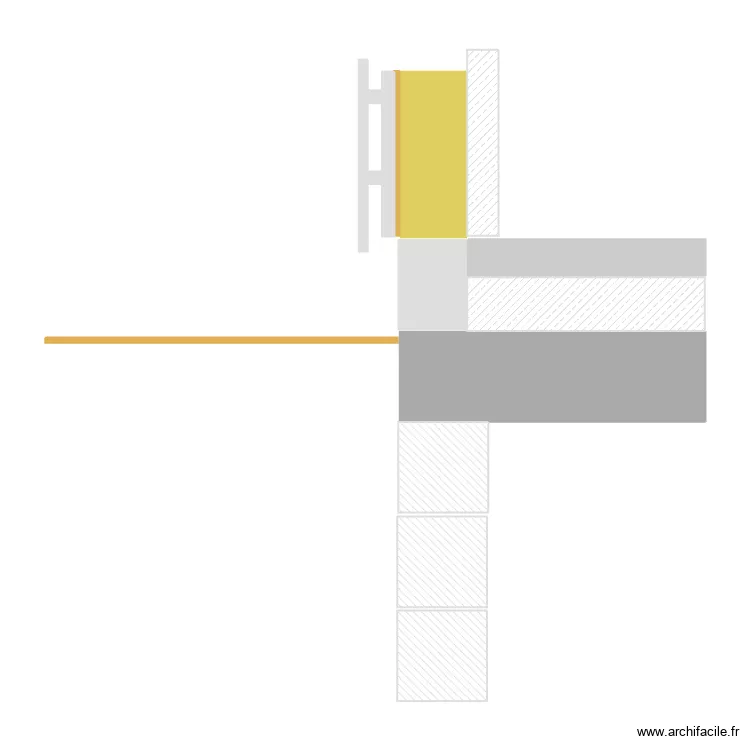Position Ossature. Plan de 