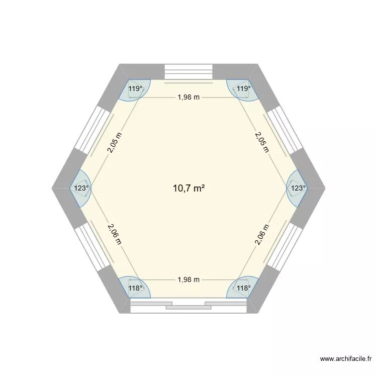 vvvv. Plan de 1  et 11 m²