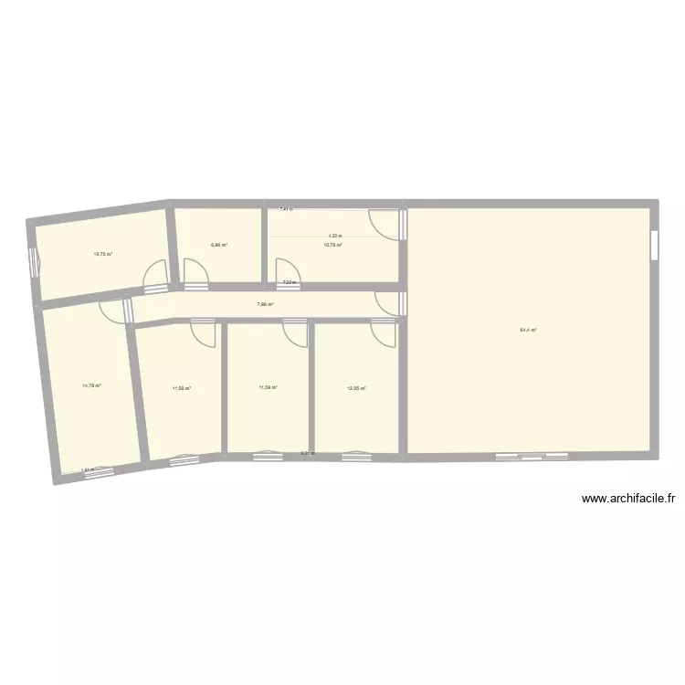 maison Lans. Plan de 9 Pièces et 151 m² maison Lans. Plan de 9 Pièces et 151 m²