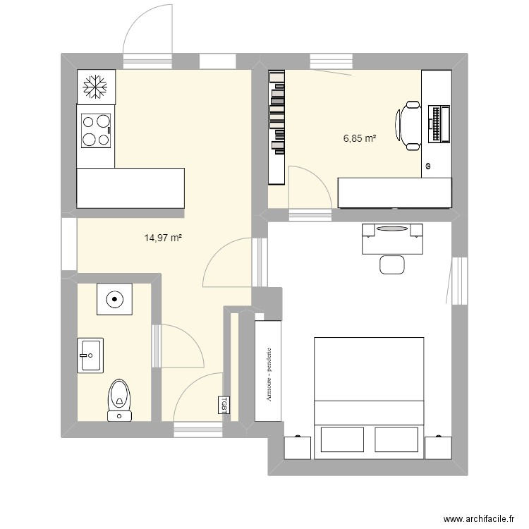 CUISINE. Plan de 0 pièce et 0 m2