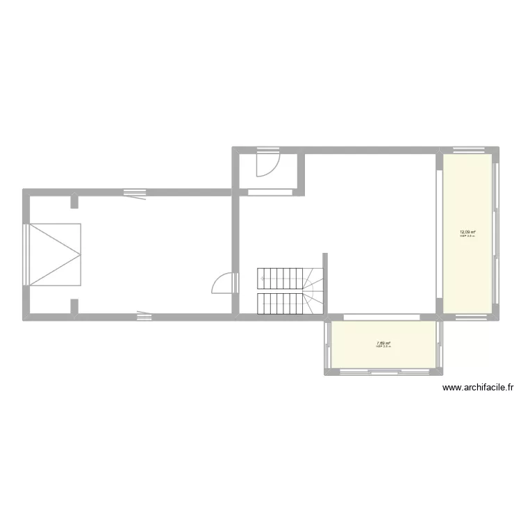 PROJET 1. Plan de 2 Pièces et 20 m² PROJET 1. Plan de 2 Pièces et 20 m²