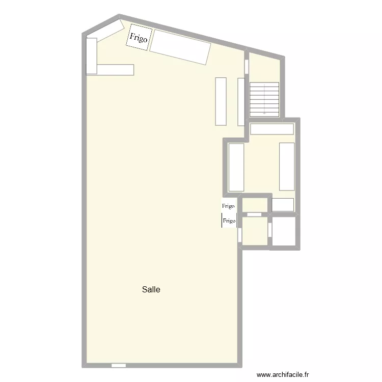 Le Grill des Amis. Plan de 3 et 215 m² Le Grill des Amis. Plan de 3 et 215 m²