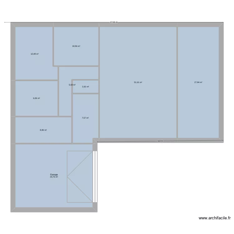 fgfdvvf. Plan de 10  et 166 m²