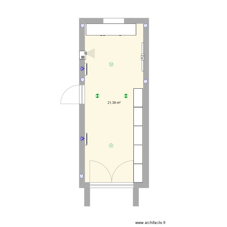 garage. Plan de 0 pièce et 0 m2