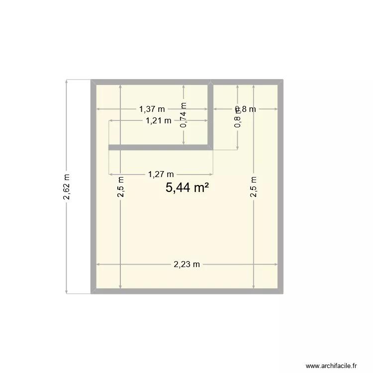 Plan 2 SdB Marie. Plan de 