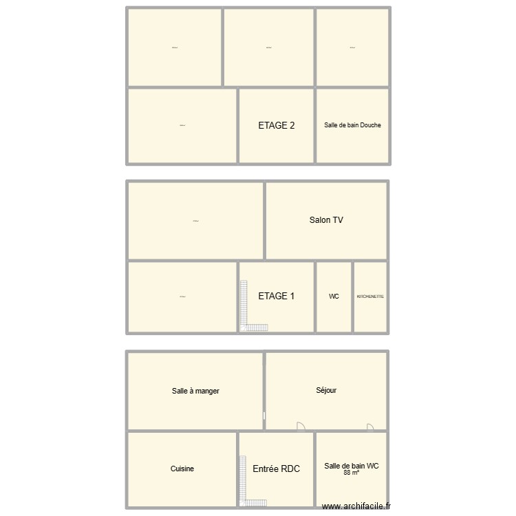 Encours. Plan de 0 pièce et 0 m2