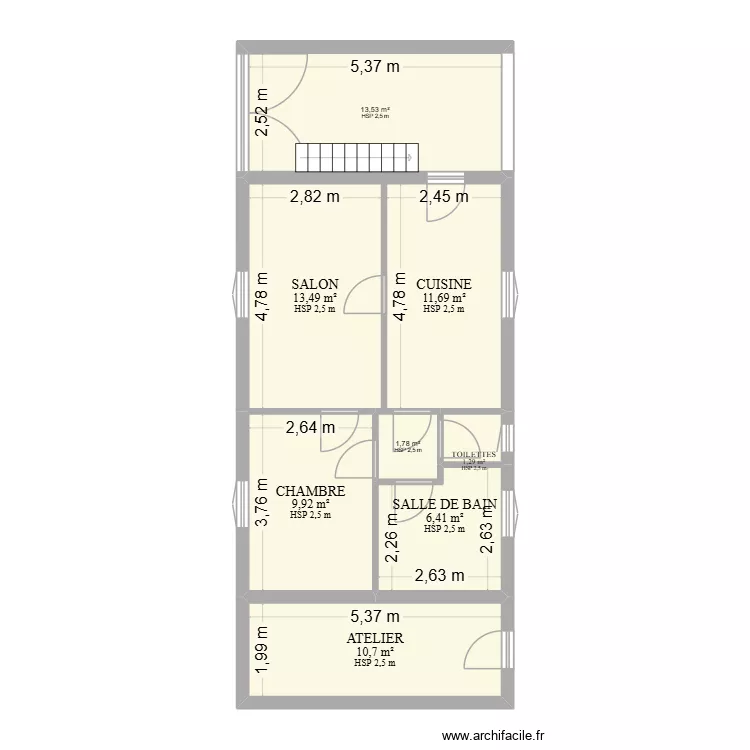 Maison Saclas Avant. Plan de 8 et 69 m² Maison Saclas Avant. Plan de 8 et 69 m²